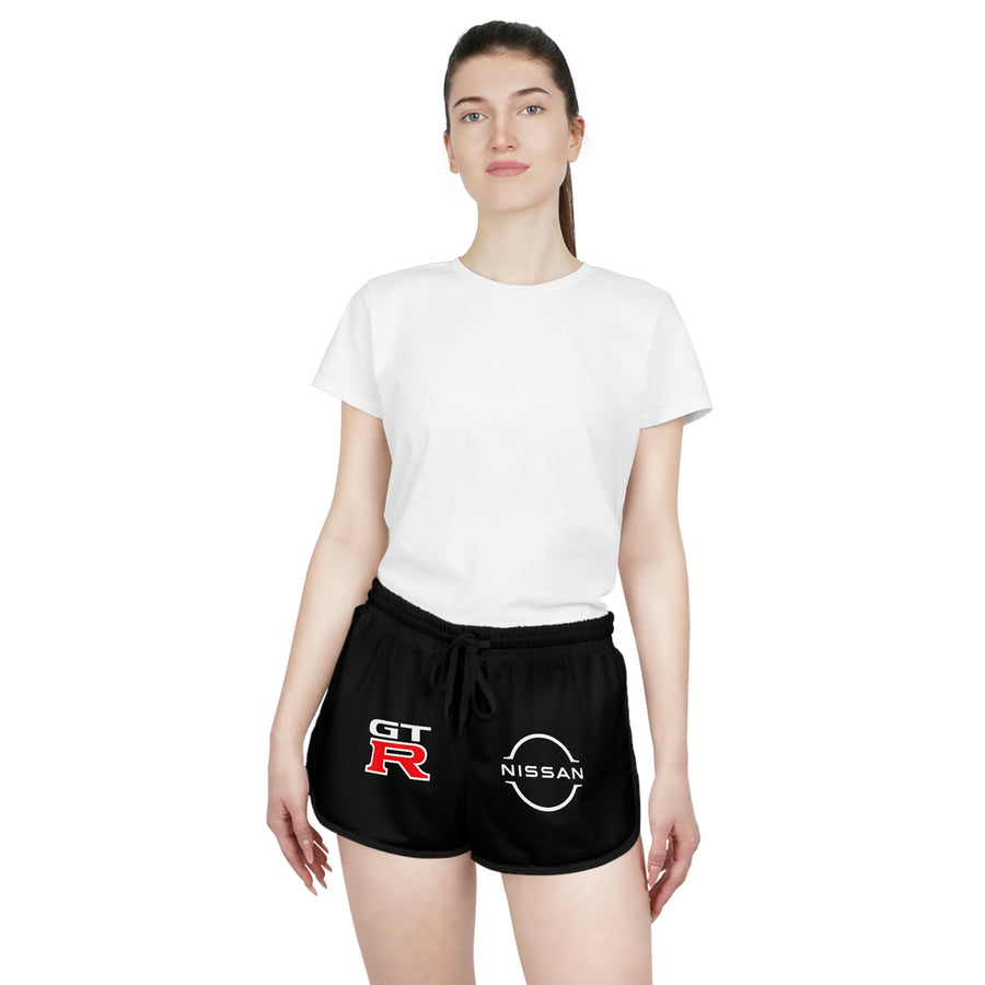 Women's Relaxed Black Nissan GTR Shorts™