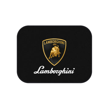 Black Lamborghini Car Mats (2x Rear)™
