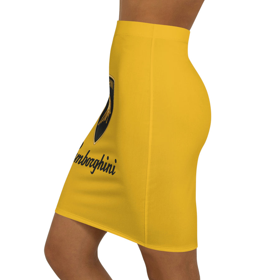 Women's Yellow Lamborghini Mini Skirt™