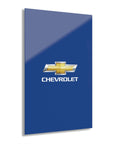 Dark Blue Chevrolet Acrylic Prints (French Cleat Hanging)™