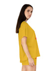 Women's Yellow Mitsubishi Short Pajama Set™