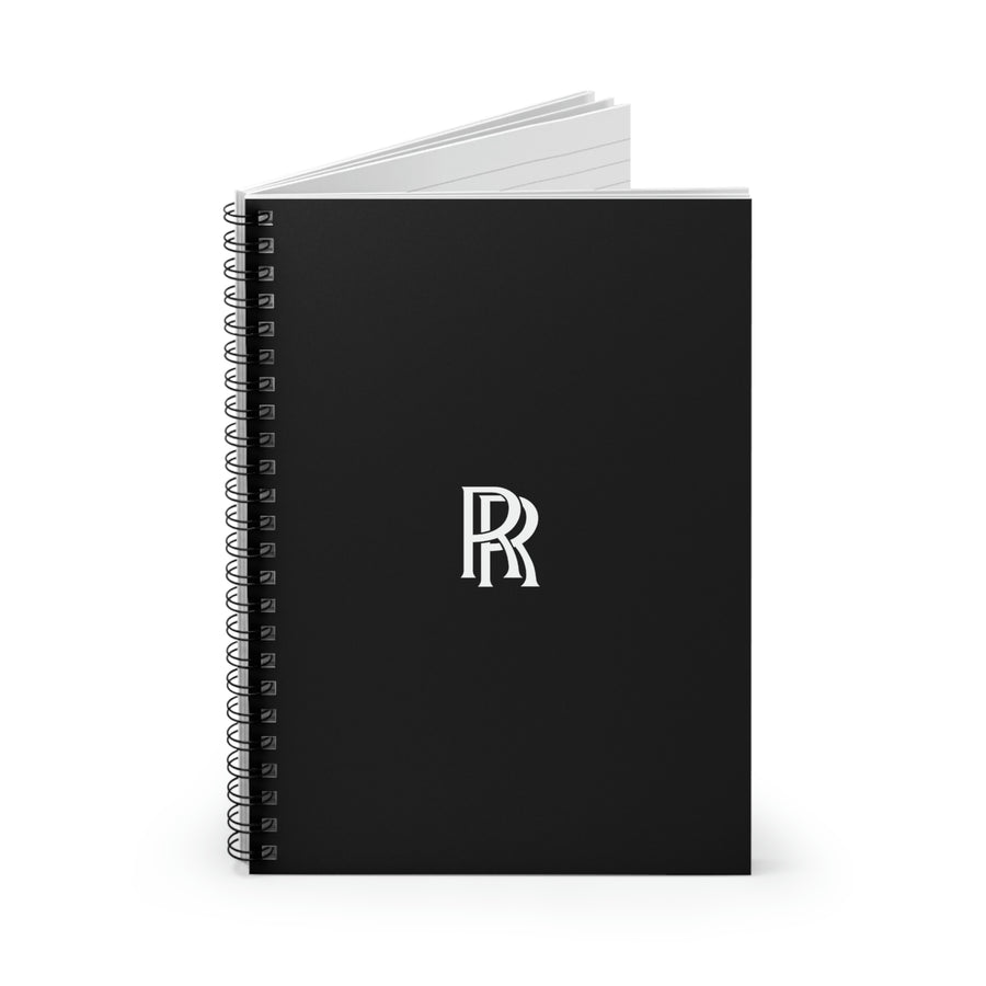 Black Rolls Royce Spiral Notebook - Ruled Line™