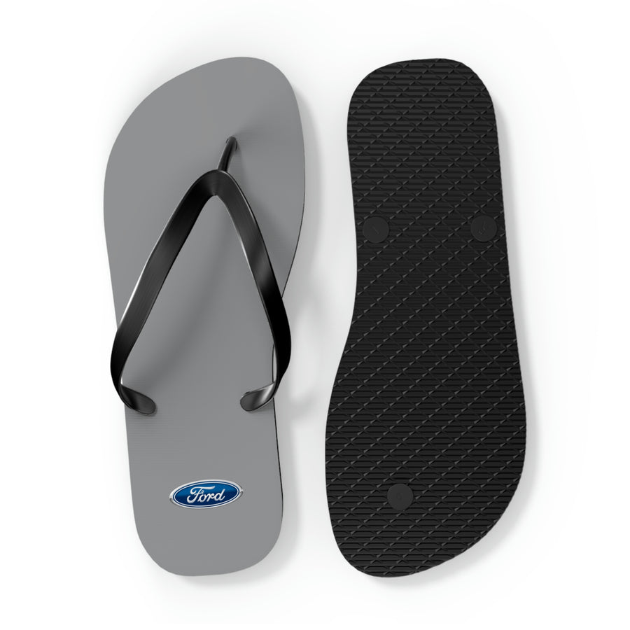 Unisex Grey Ford Flip Flops™