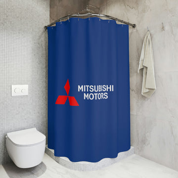 Dark Blue Mitsubishi Shower Curtain™
