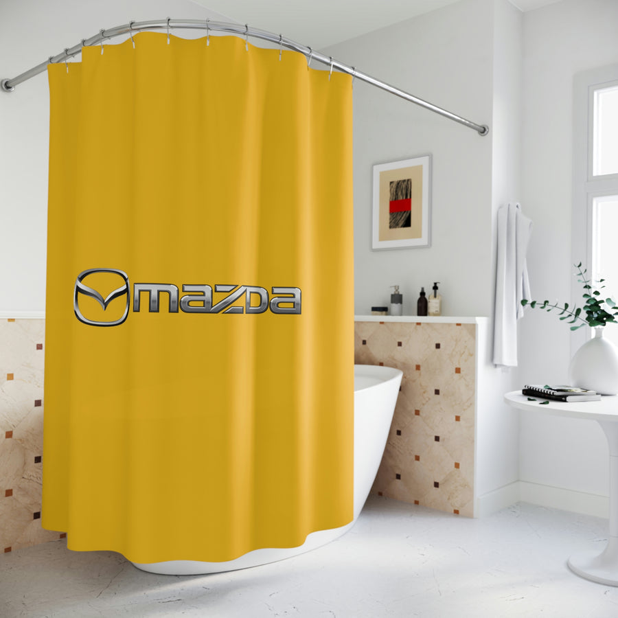 Yellow Mazda Shower Curtain™