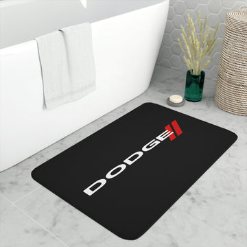 Black Dodge Memory Foam Bath Mat™