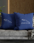 Dark Blue Jaguar Spun Polyester pillowcase™