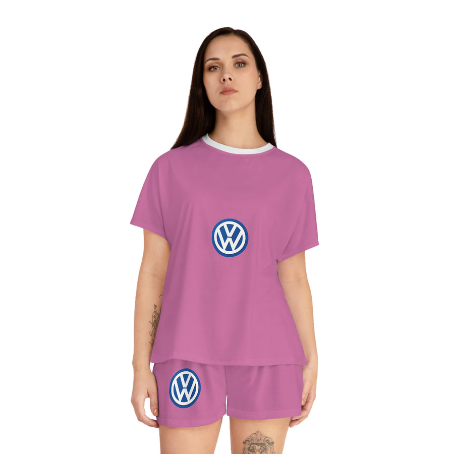 Women's Light Pink Volkswagen Short Pajama Set™