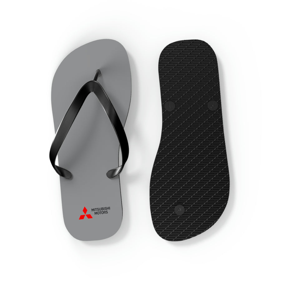 Unisex Grey Mitsubishi Flip Flops™