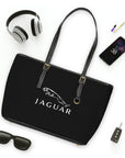 Black Jaguar Leather Shoulder Bag™