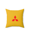 Yellow Mitsubishi Spun Polyester Square Pillow™