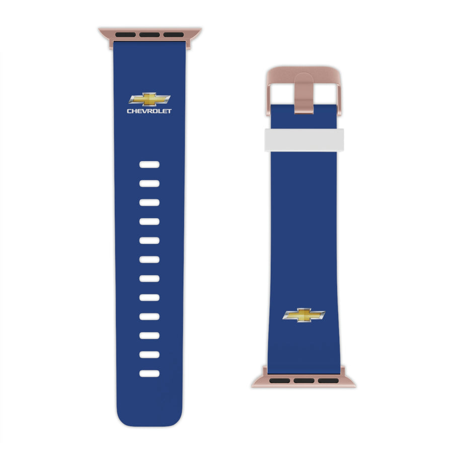 Dark Blue Chevrolet Watch Band for Apple Watch™