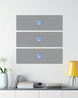 Grey Volkswagen Acrylic Prints (Triptych)™