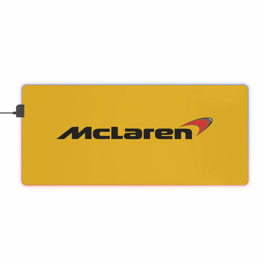 Yellow McLaren LED Gaming Mouse Pad™