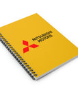Yellow Mitsubishi Spiral Notebook - Ruled Line™