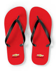 Unisex Red Chevrolet Flip Flops™