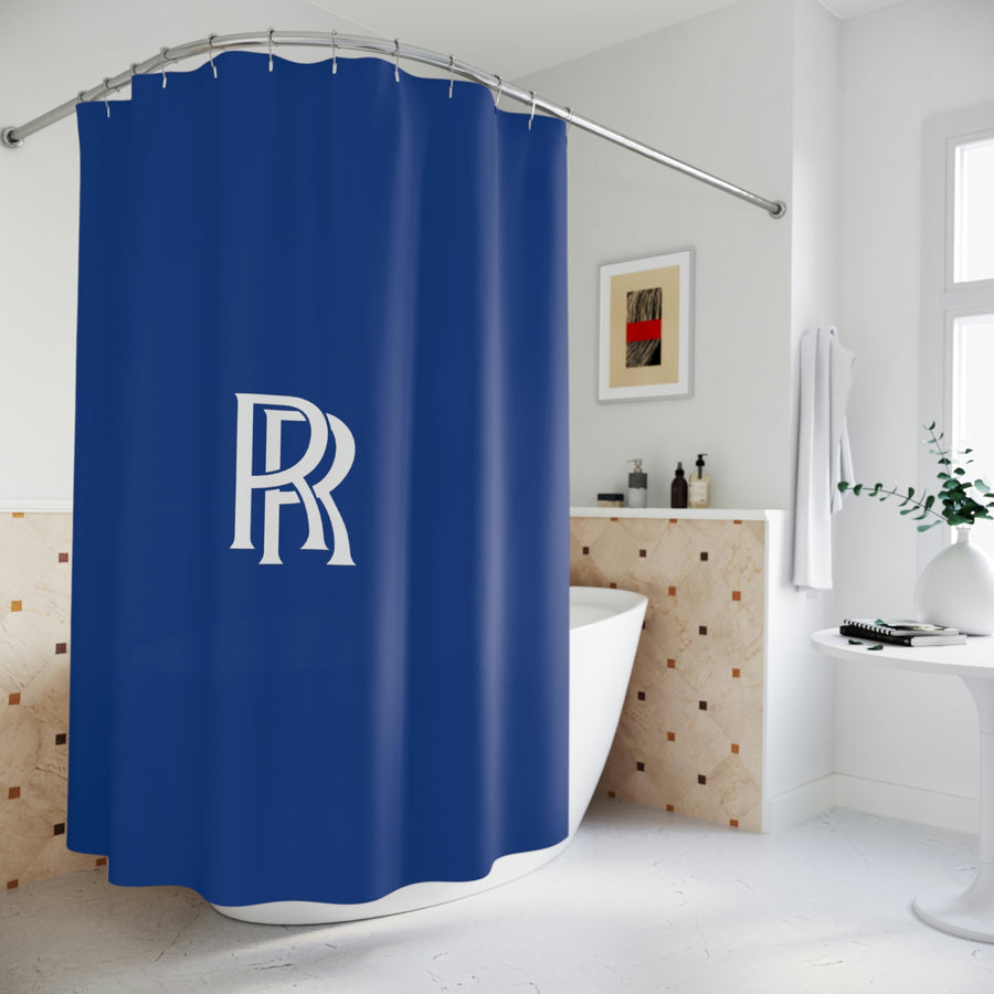 Dark Blue Rolls Royce Shower Curtain™