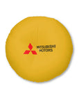 Yellow Mitsubishi Tufted Floor Pillow, Round™