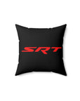 Black Spun Polyester Square Dodge Pillow™