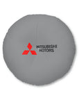 Grey Mitsubishi Tufted Floor Pillow, Round™