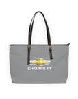 Grey Chevrolet Leather Shoulder Bag™