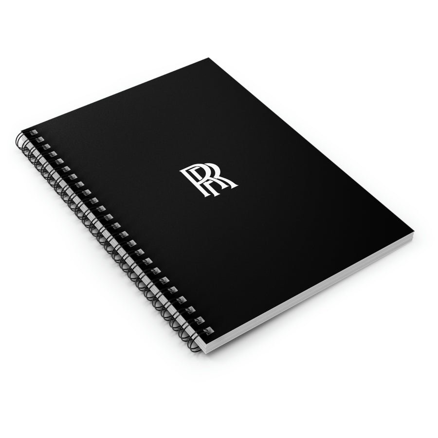 Black Rolls Royce Spiral Notebook - Ruled Line™