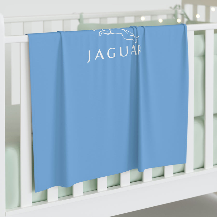 Light Blue Jaguar Baby Swaddle Blanket™