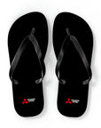 Unisex Black Mitsubishi Flip Flops™