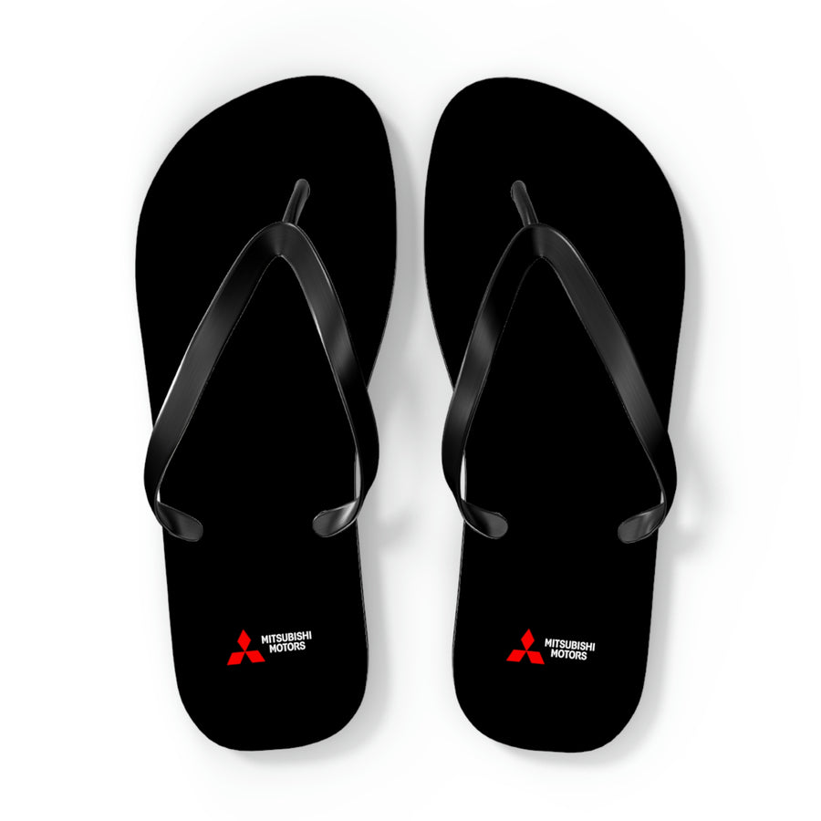 Unisex Black Mitsubishi Flip Flops™