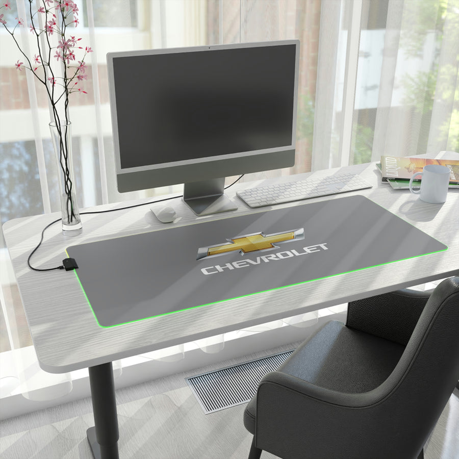 Grey Chevrolet LED Gaming Mouse Pad™