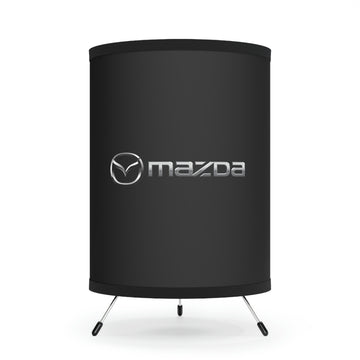 Black Mazda Tripod Lamp with High-Res Printed Shade, US\CA plug™