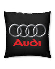 Black Audi Tufted Floor Pillow, Square™