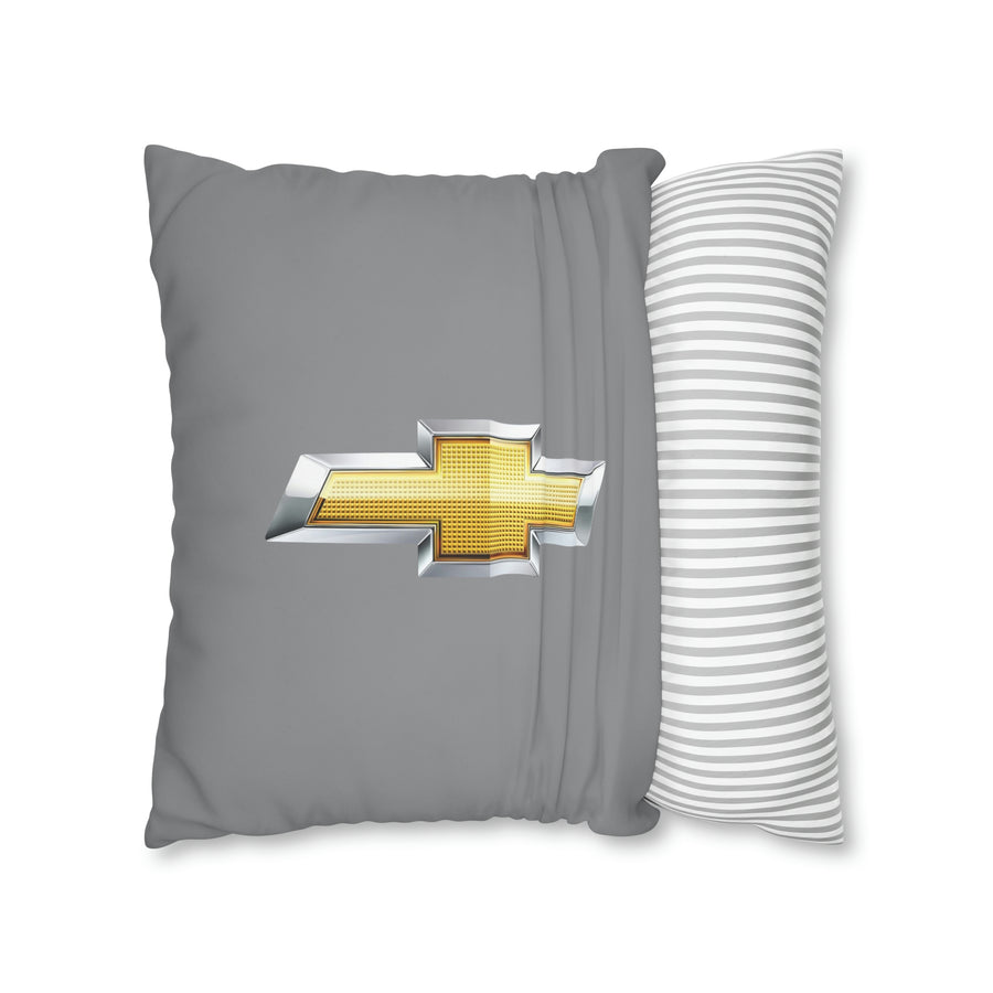 Grey Chevrolet Spun Polyester pillowcase™