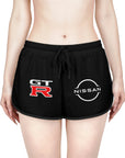 Women's Relaxed Black Nissan GTR Shorts™
