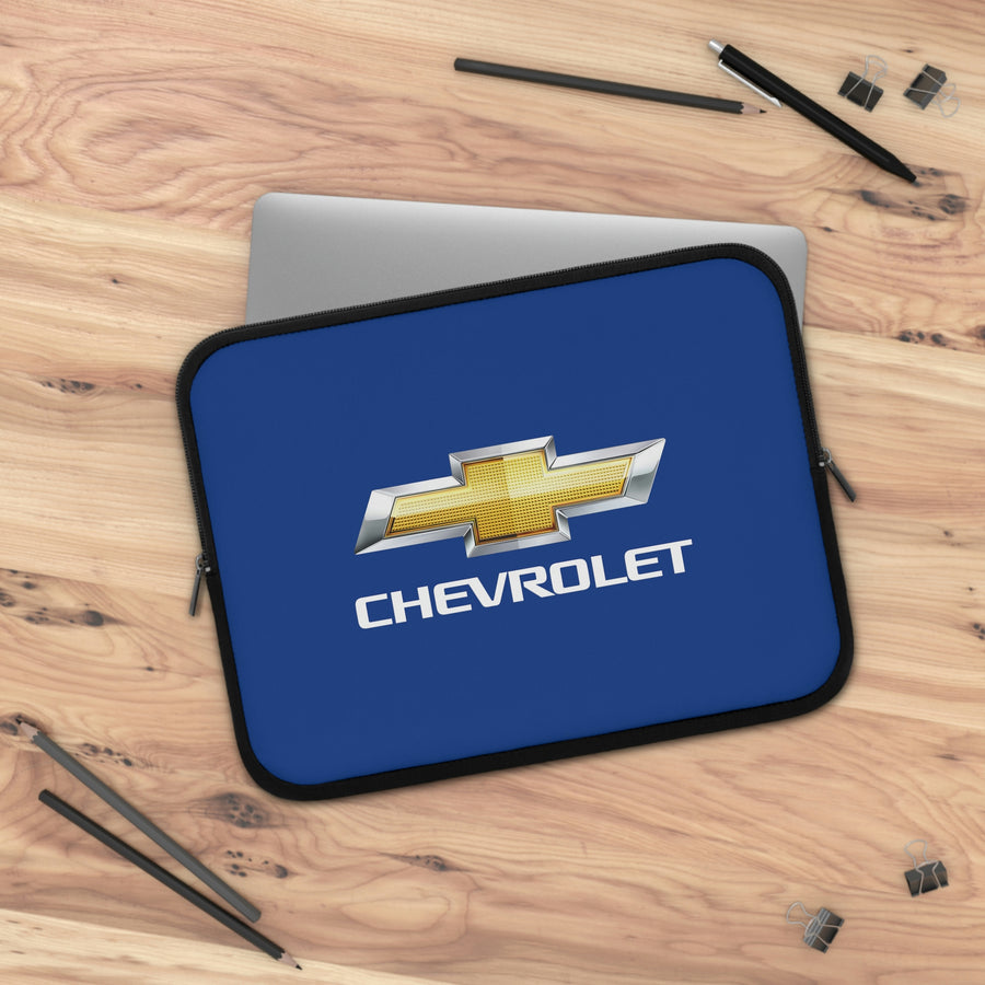 Dark Blue Chevrolet Laptop Sleeve™