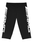 Women's Black Mercedes Capri Leggings™