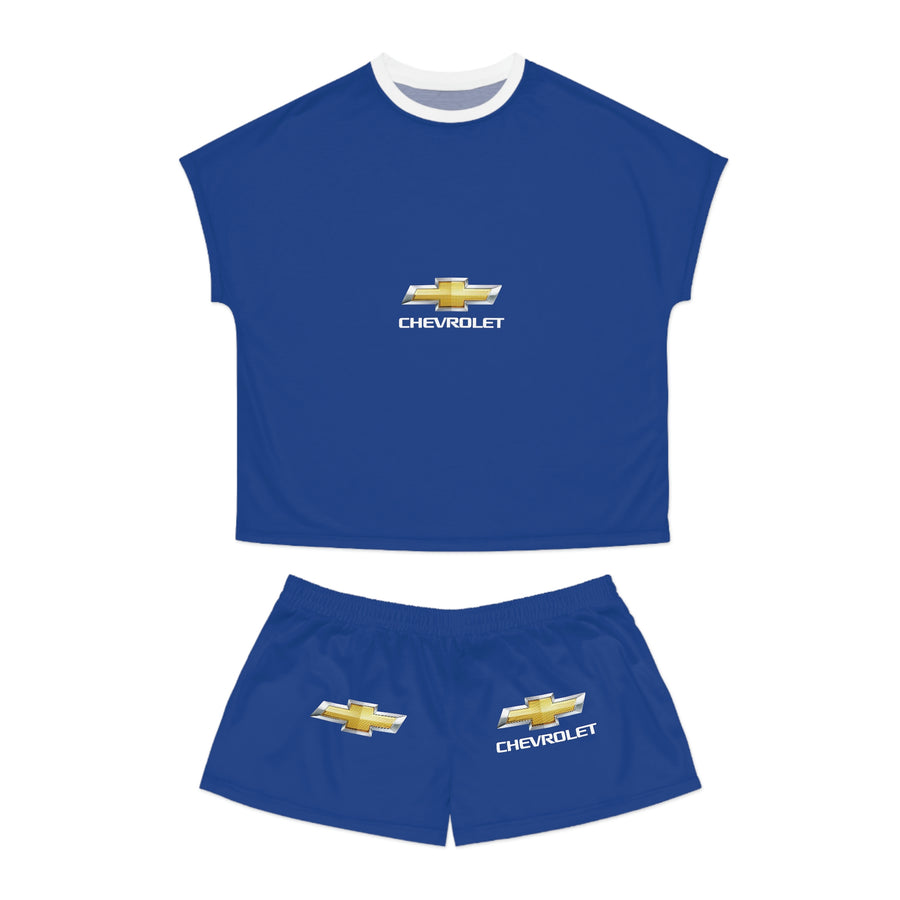 Women's Dark Blue Chevrolet Short Pajama Set™