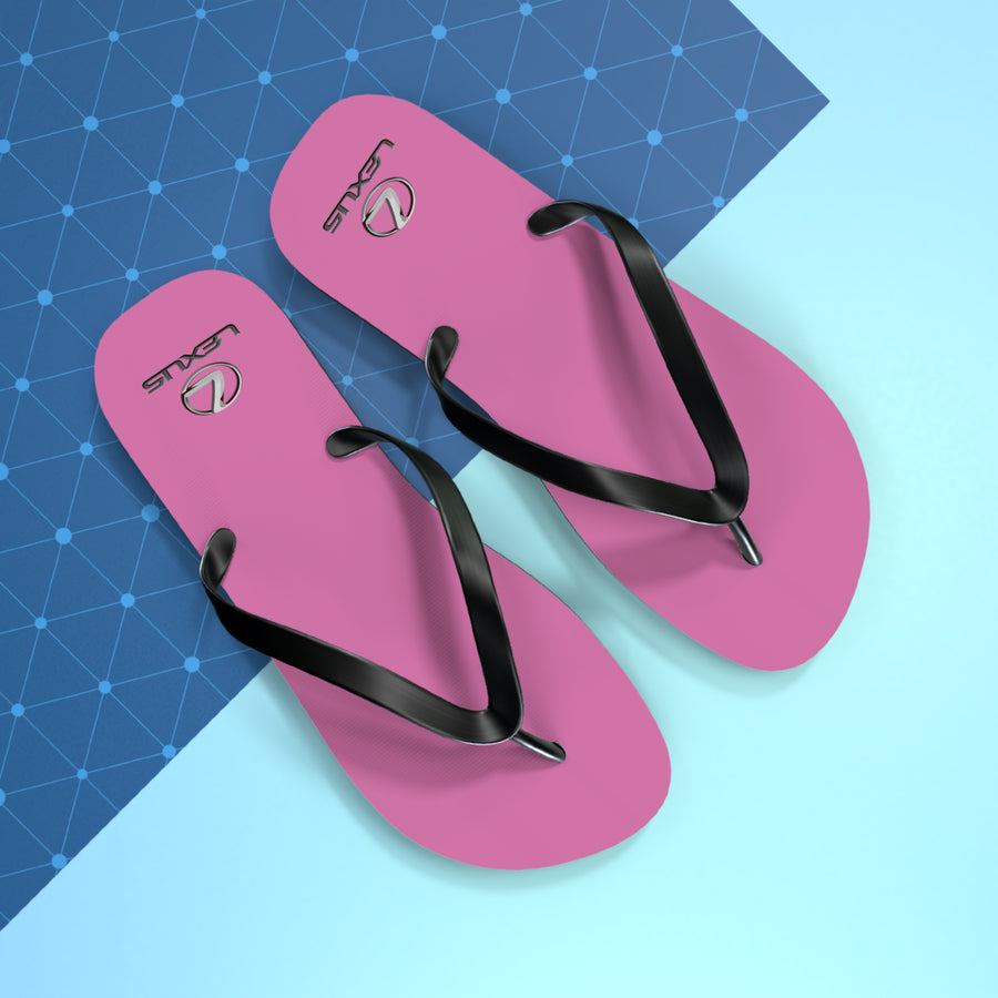 Unisex Light Pink Lexus Flip Flops™