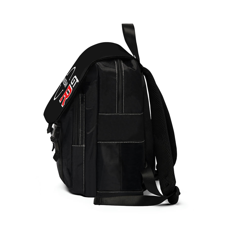 Unisex Black Casual Shoulder Nissan GTR Backpack™