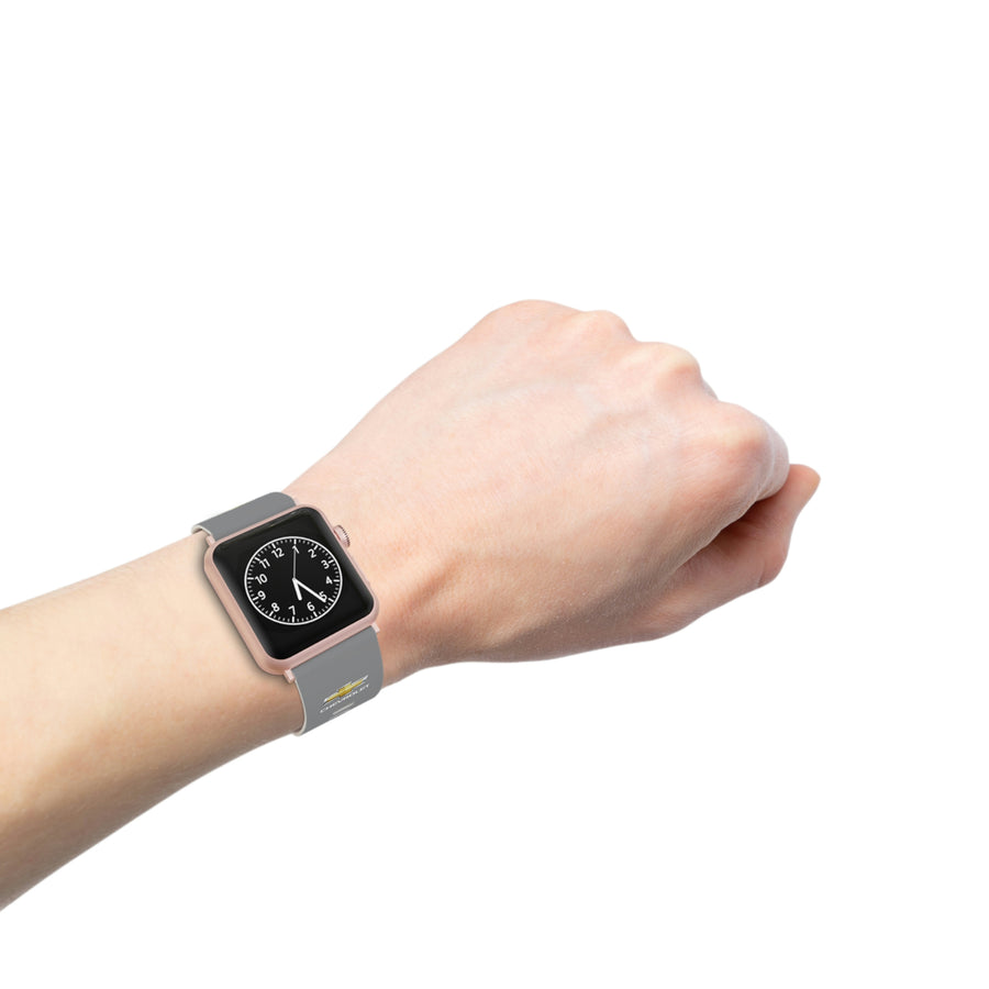 Grey Chevrolet Watch Band for Apple Watch™