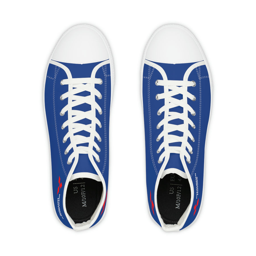 Men's Dark Blue Mitsubishi High Top Sneakers™