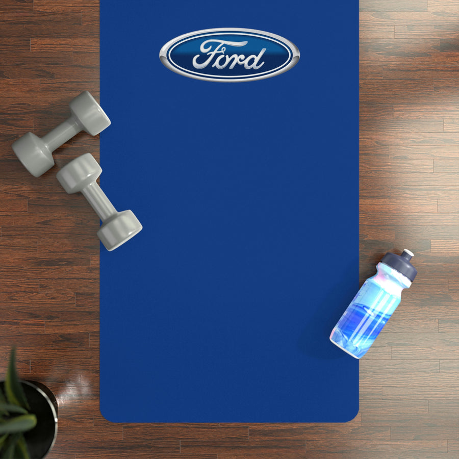 Dark Blue Ford Yoga Mat™