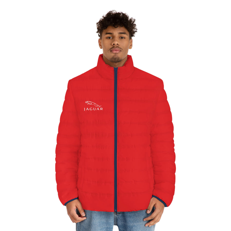 Men's Red Jaguar Puffer Jacket™