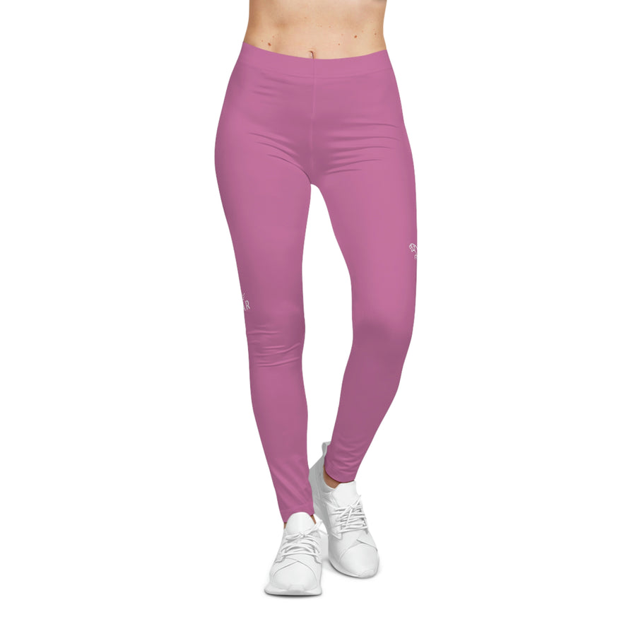 Women's Light Pink Jaguar Casual Leggings™