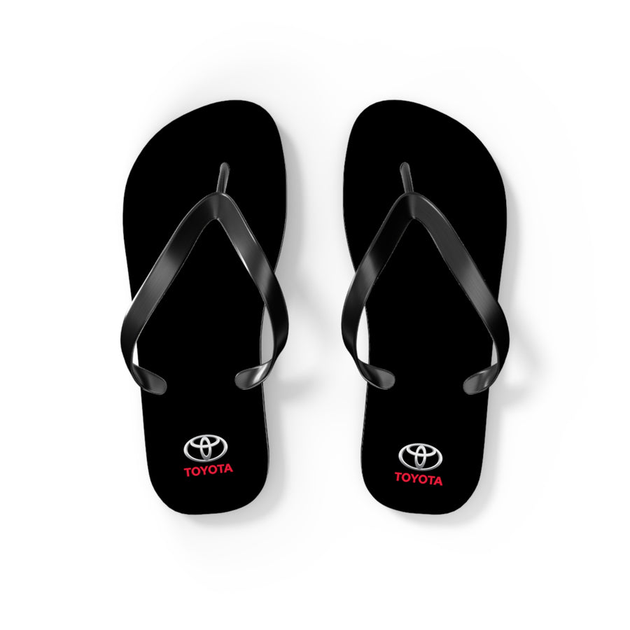 Unisex Black Toyota Flip Flops™