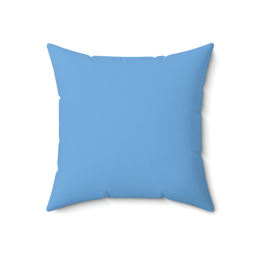 Light Blue Volkswagen Spun Polyester Square Pillow™
