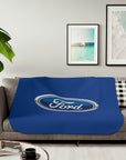 Dark Blue Ford Sherpa Blanket™