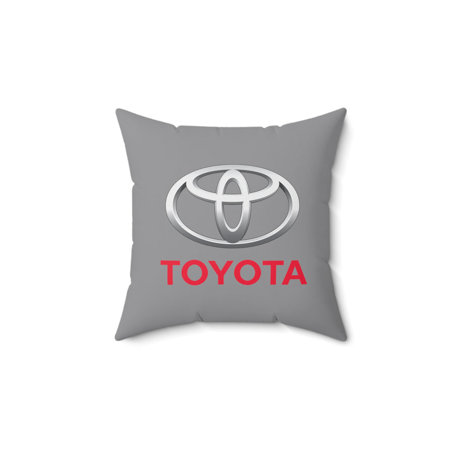 Grey Toyota Spun Polyester Square Pillow™