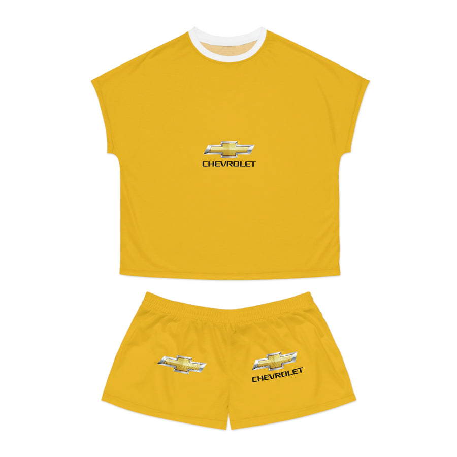 Women's Yellow Chevrolet Short Pajama Set™