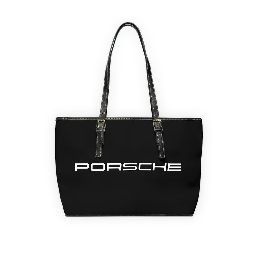 Black Leather Shoulder Porsche Bag™